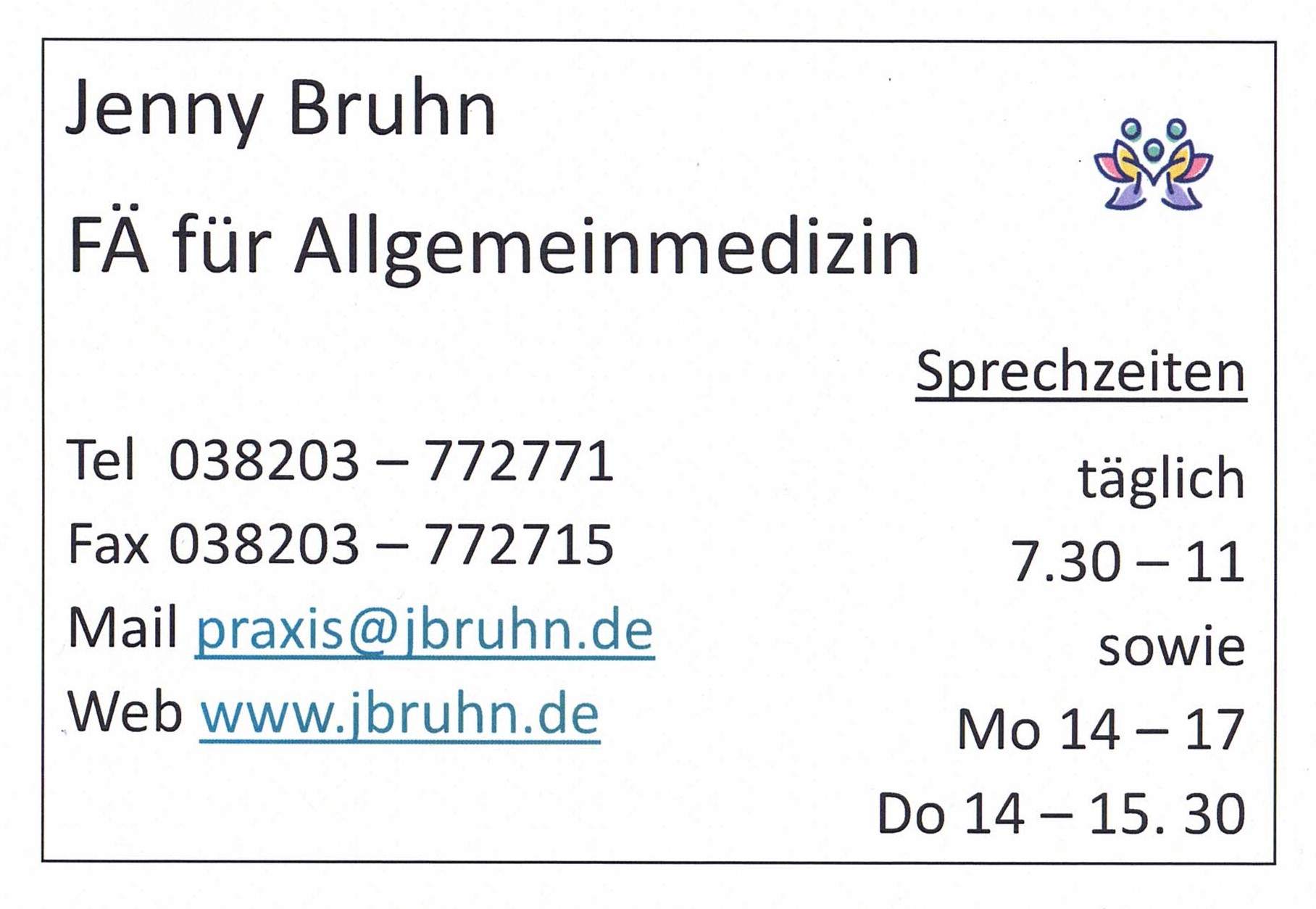 Praxis für Allgemeinmedizin Jenny Bruhn